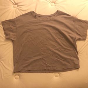 Lululemon crop top short sleeve